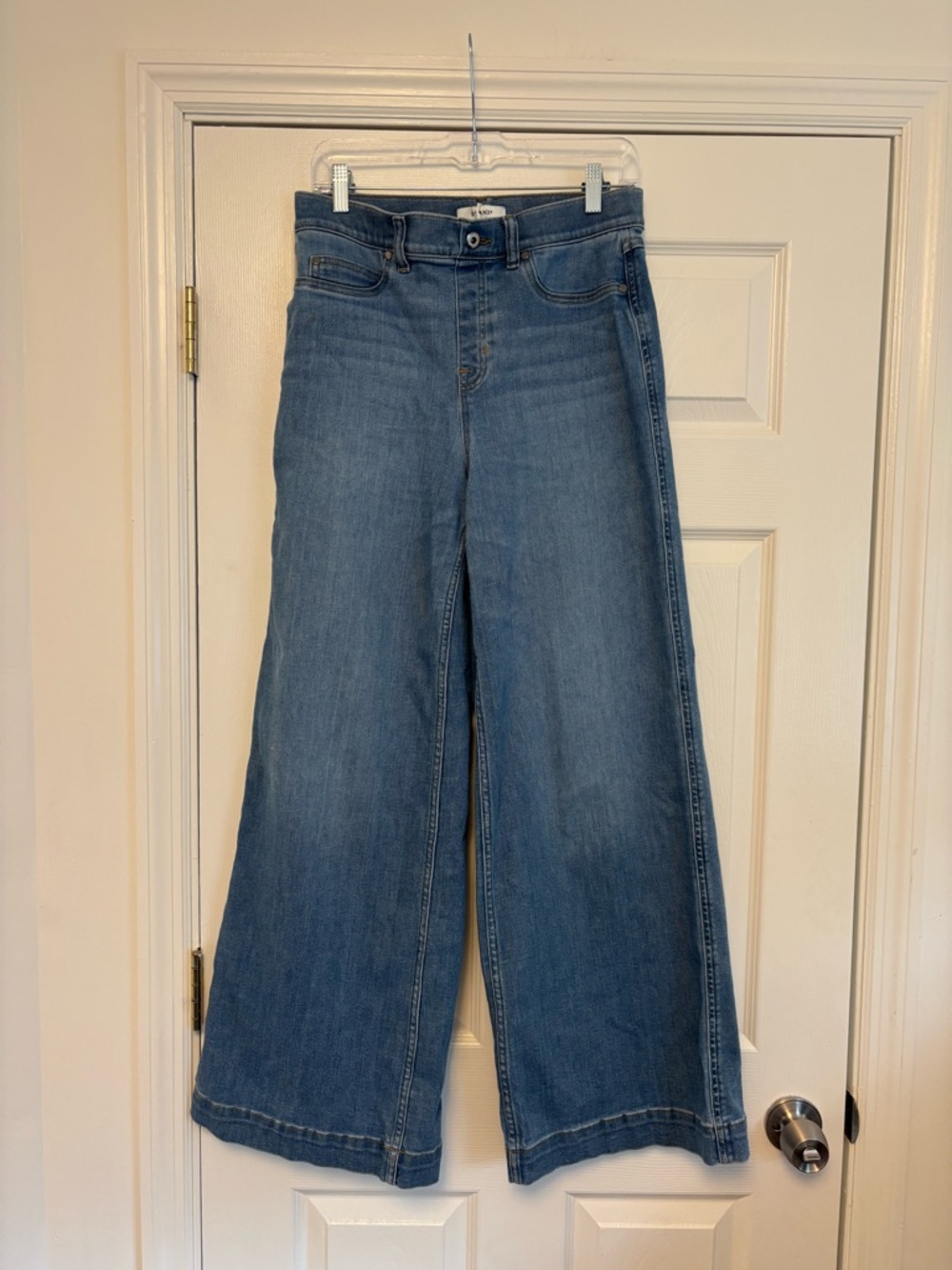 SPANXshape EveryWear Wide Leg Jeans Medium Wash Size M Regular